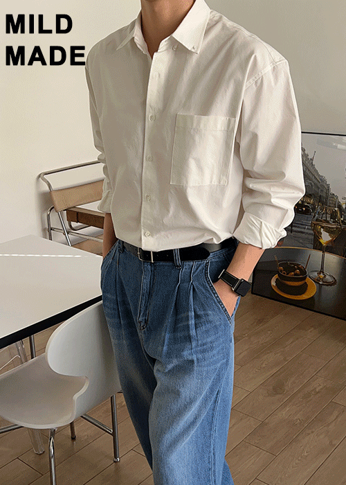 (MILD MADE)MD.007-Oxford shirts 3colors